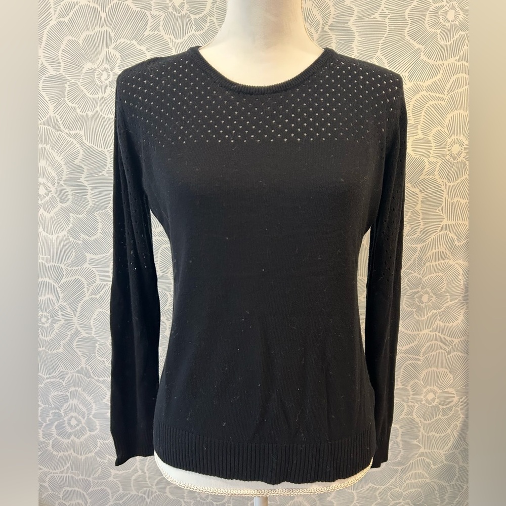 Renee C Black Sweater - Sz L